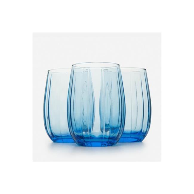 PB 420405 LİNKA SU BARDAĞI 3LÜ MAVİ