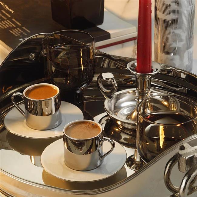 RÜYA 4 PARÇA KAHVE TAKIMI PLATİN