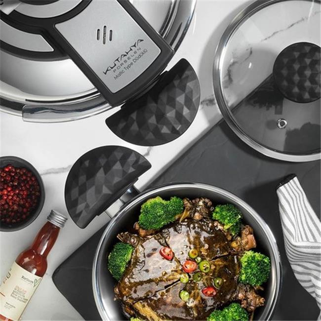 CAPRİCE 13 PARÇA ÇELİK TENCERE SETİ SİYAH