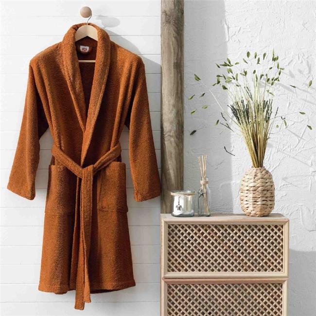 ŞALYAKA PAMUK BORNOZ KİREMİT S/M