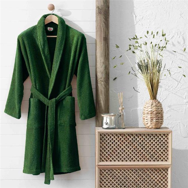 ŞALYAKA PAMUK BORNOZ YEŞİL S/M