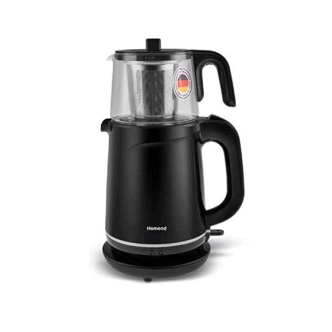 1744H ROYALTEA ÇAY MAKİNESİSİYAH INOX FİLTRELİ