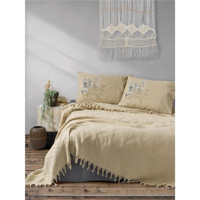 JAKARLI ORİGİN CAPPUCİNO PİKE TAKIMI ÇİFT KİŞİLİK